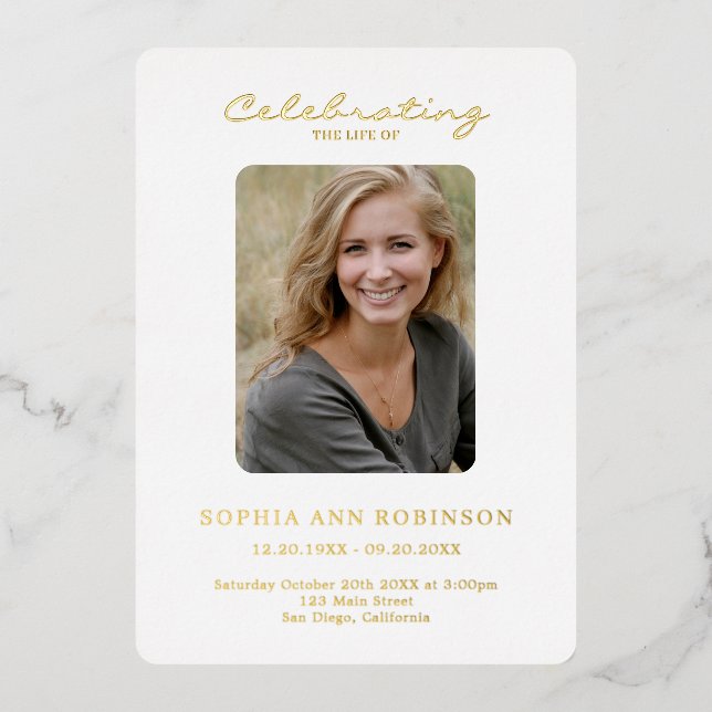 Programme simple d'ordre de service commémoratif p (Recto)