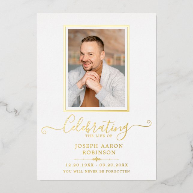 Programme simple d'ordre de service commémoratif p (Recto)