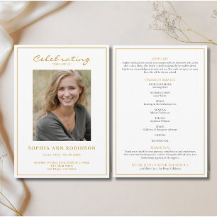 Programme Simple Photo Funéraire Ordre de service