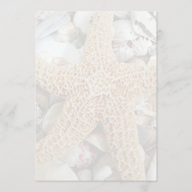 Programme Starfish Blank Beach Mariage Ventilateur de progra (Devant)