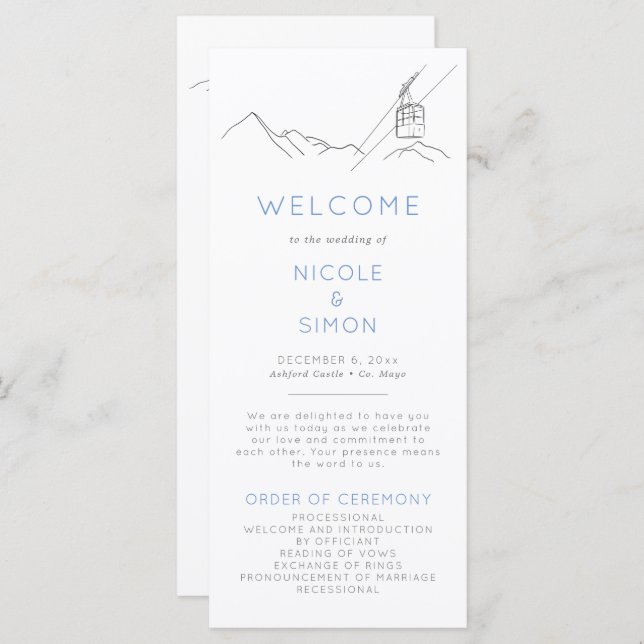 Programme Station de ski moderne Charming Wintery Mountain P (Devant / Derrière)