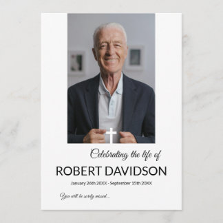 Programme Table de photos personnalisées funéraires