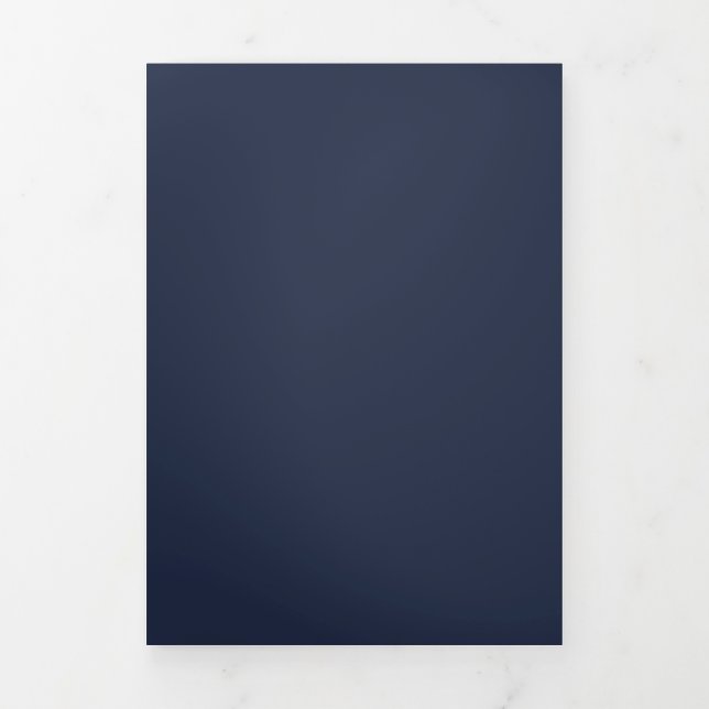 Programme Trois Volets Bleu marine (Page de couverture)