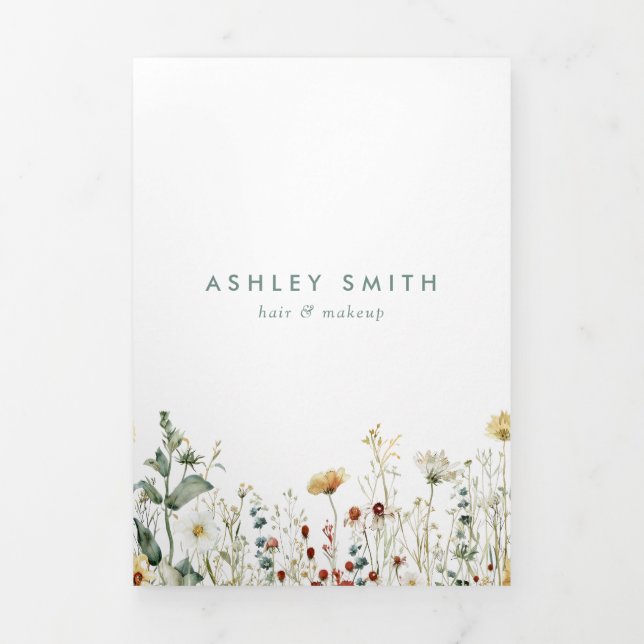 Programme Trois Volets Brochure sur le Fleur sauvage d'été (Page de couverture)