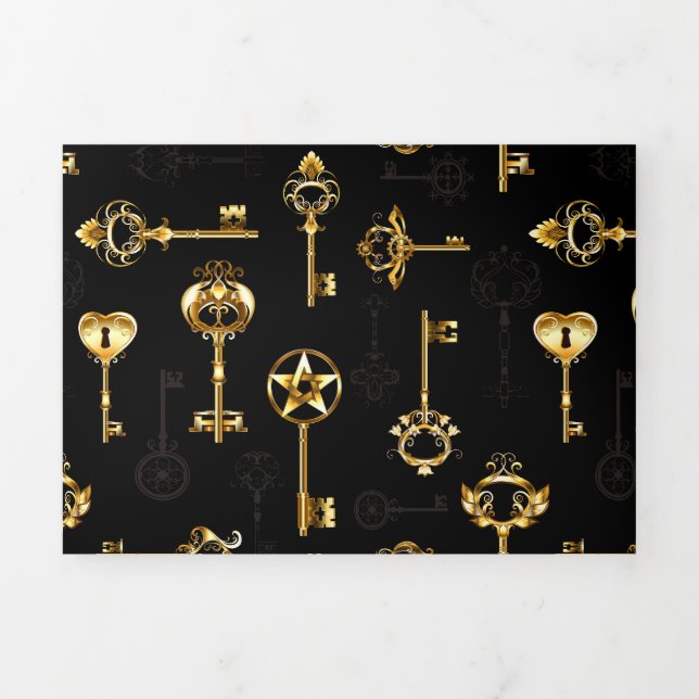 Programme Trois Volets Les Patters de Seamless avec Golden Keys (Page de couverture)