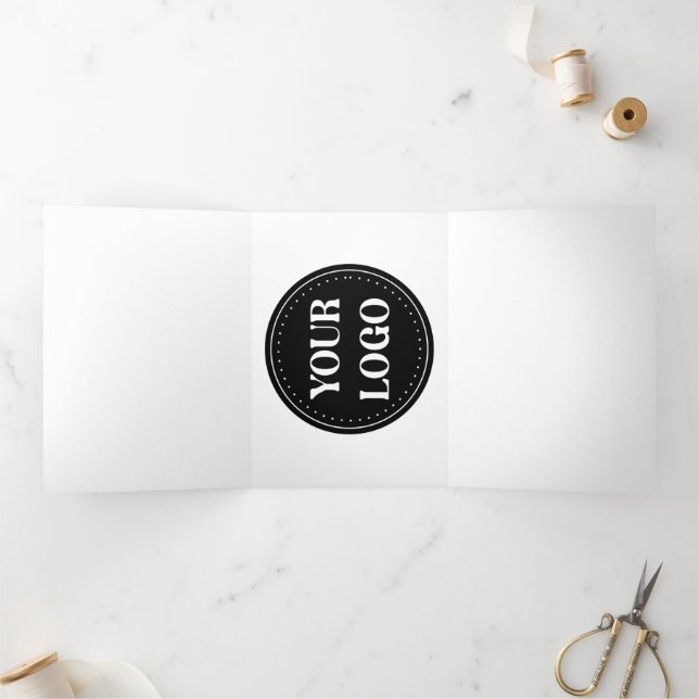Programme Trois Volets Mariage sur mesure, Élégant, Cadeaux d'anniversair (Intérieur)