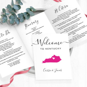 Programme Trois Volets N'importe quelle couleur Kentucky Map Mariage Bien