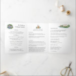 Programme Trois Volets Rustic River Wedding Program<br><div class="desc">Donnez le ton pour un mariage amusant avec une carte d'itinéraire de week-end personnalisée. Ce tri-pli "spacieux" est une excellente façon de donner à vos invités des informations supplémentaires sur le mariage. Ces cartes triplées peuvent énumérer les festivités entourant votre week-end mariage, comme des cocktails de bienvenue, des après-fêtes et...</div>