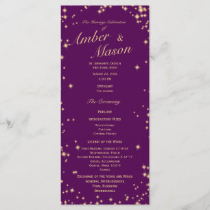 Programme Twinkle Stars Purple et Gold Sparkle
