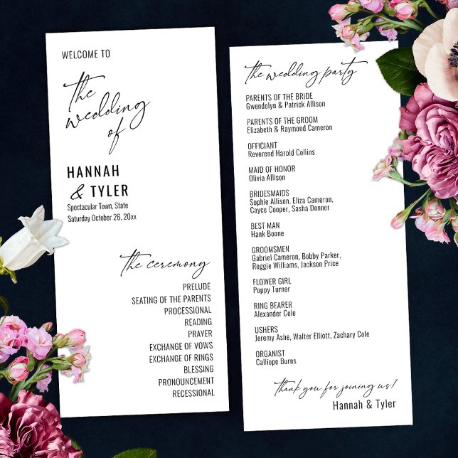 Programme Typographie Élégante, Simple, Contemporaine (Créateur téléchargé)