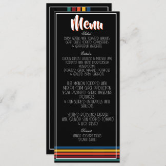 Programme Vintage Retro 50th Striped Fifty Birthday 1976