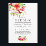 Programme Vintage Rustic Charm Mariage<br><div class="desc">programme de mariage de fleurs aquarelles de style vintage avec des teintes de bordeaux - marsala,  bleu et vert sauge conçu pour être rapidement et facilement customisé à vos détails de l'événement.</div>