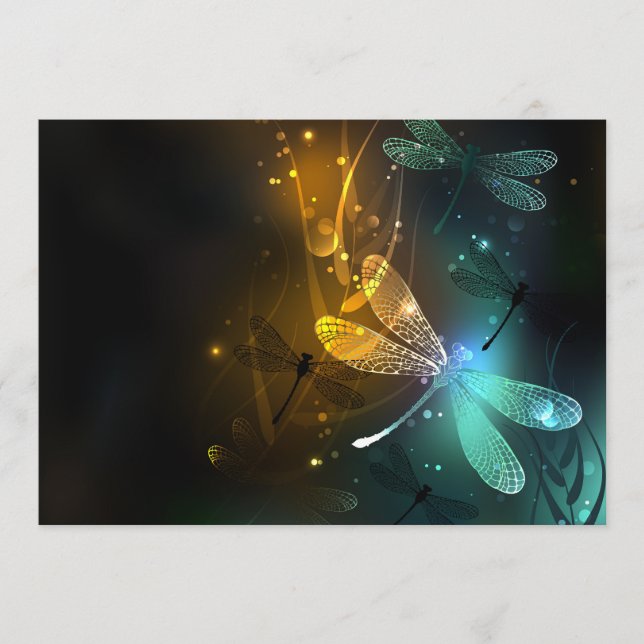 Programme Vol de libellule verte lumineuse (Devant)