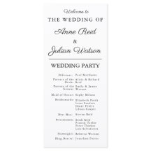 White Modern Wedding Timeline and Party QR Code