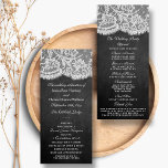Programmes de collecte des Mariages Chalkboard & L<br><div class="desc">La collection Chalkboard & dentelle est un design étonnant avec un bel arrière - plan effet Chalkboard avec une coupe en dentelle blanche vintage romantique. Ces programmes peuvent être personnalisés pour votre occasion spéciale et feraient le modèle parfait pour les mariages, douches nuptiales, fêtes de fiançailles, fêtes d'anniversaire et bien...</div>