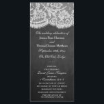Programmes de collecte des Mariages Chalkboard & L<br><div class="desc">La collection Chalkboard & dentelle est un design étonnant avec un bel arrière - plan effet Chalkboard avec une coupe en dentelle blanche vintage romantique. Ces programmes peuvent être personnalisés pour votre occasion spéciale et feraient le modèle parfait pour les mariages, douches nuptiales, fêtes de fiançailles, fêtes d'anniversaire et bien...</div>