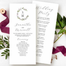 Programmes de mariage d'hiver Fleur Hibiscus rose