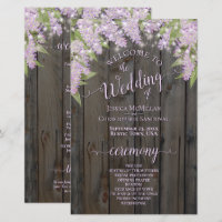 Programmes de mariage pas chers avec des lilas rus