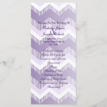 programmes modernes de mariage ombre violet chevro