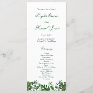 Programmes Tropical Palm Leaf