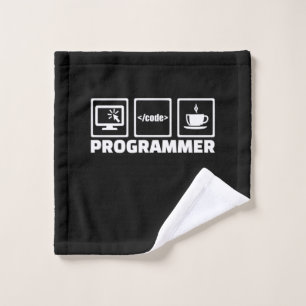 Programmeur Écrire Code Et Boire Café