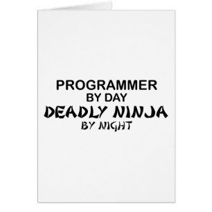 Programmeur Ninja mortel par nuit