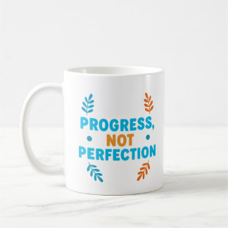 Progrès, pas perfection – Mug de motivation
