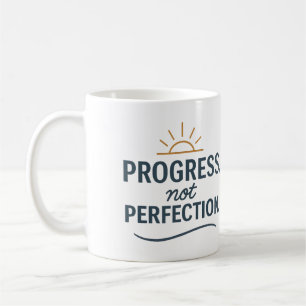 Progrès, pas perfection - Tasse à thé