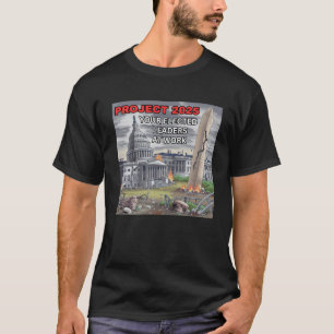 Projet 2025 T-shirt satirique - d.c. en ruines