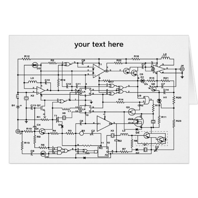 projet électronique (Devant horizontal)