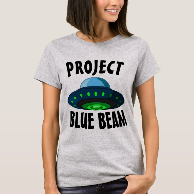 PROJET OVNI FEU BLEU T-SHIRTS TEE - SHIRTS (Devant)