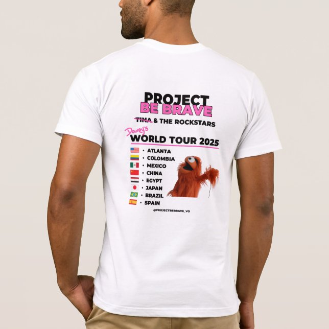 Projet Sois Brave Davey T-Shirt (Dos)