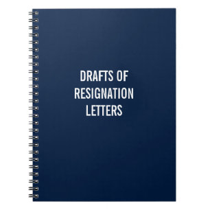 Projets de lettres de démission Carnet
