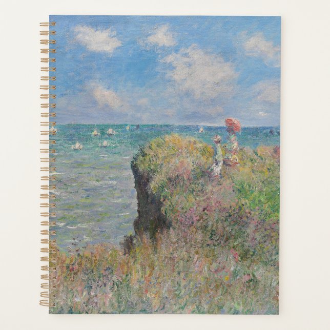 Promenade Cliff à Pourville Monet (Devant)