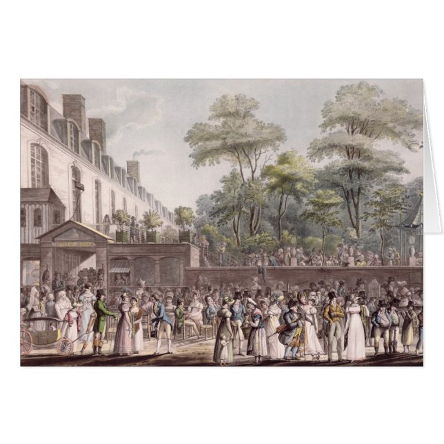 Promenade dans le jardin turc (Devant horizontal)