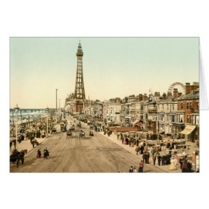 Promenade de Blackpool, Lancashire, Angleterre