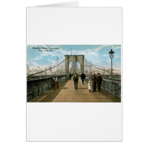 Promenade de pont de Brooklyn, New York City