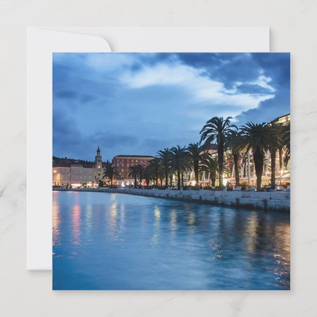 Promenade de Split en Croatie (Devant)