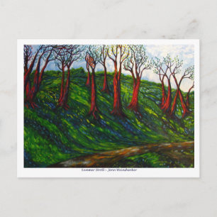 Promenade d'été CARTE POSTALE