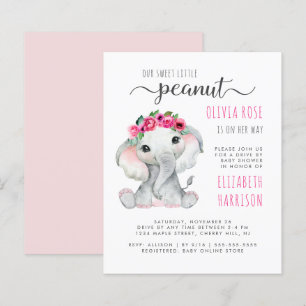 Promenade Eléphant Rose Budget Par Bébé Fille Douc