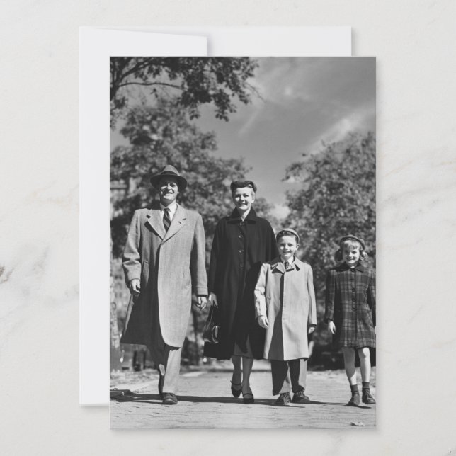 Promenade en famille (Devant)