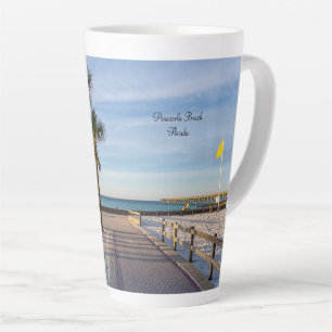 Promenade Pavée À Pensacola Beach Latte Mug