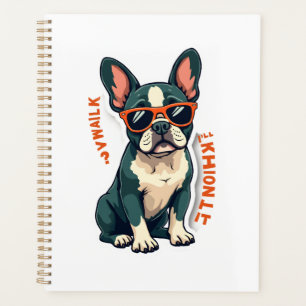 Promenade Vintage J'y Réfléchirai Bouledogue Franç
