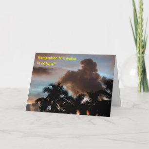 Promenades nature Vous manquez carte de voeux