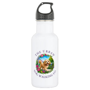 Promenadeur de Cockapoo Bouteille d'Eau Personnali