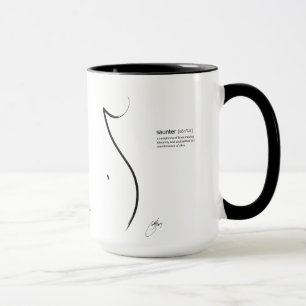 "Promenez d'un pas nonchalant-vous" la tasse 15oz