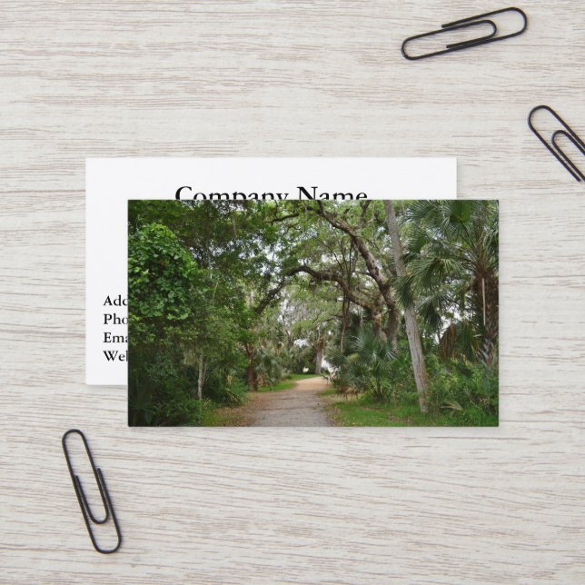 Promenez-vous dans les Cartes de visite de retrait (Devant/Arrière en situation)