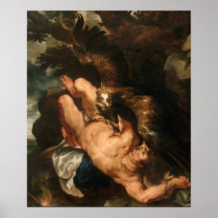 Prometheus Bound par Peter Paul Rubens - Poster