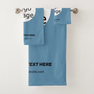 Promo d'affaires élégant personnalisable Dusty Blu