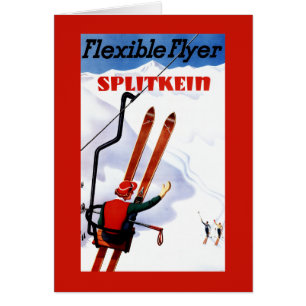 Promo Flexible Flyer Splitkein Skis En Bois